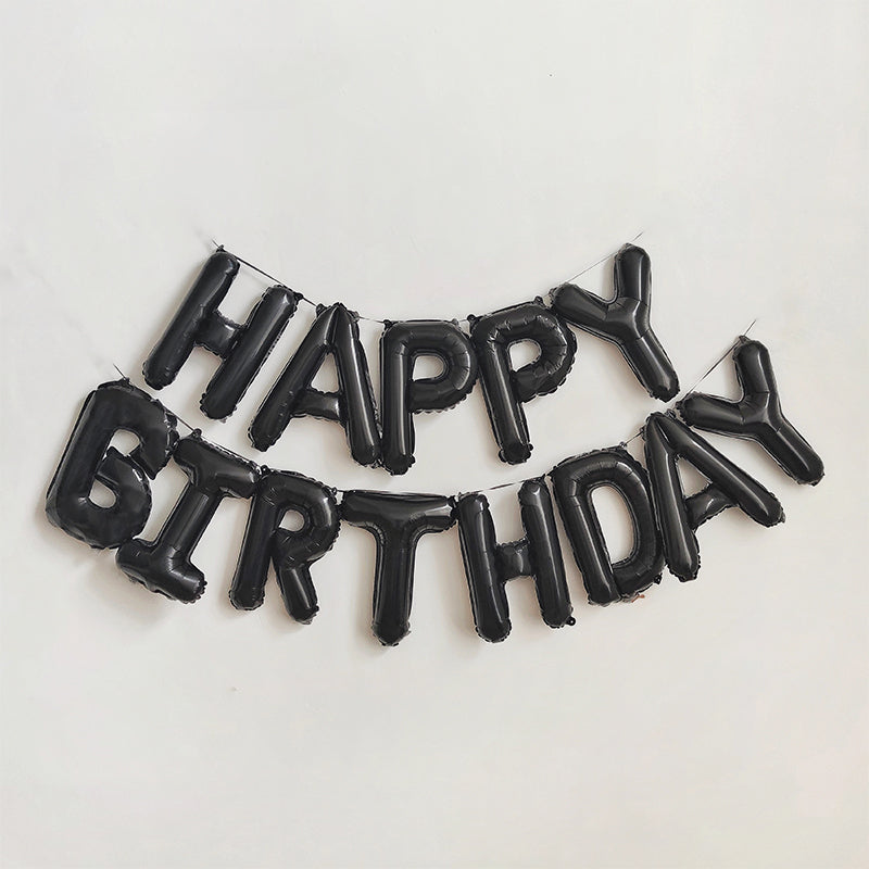 40 Inch Black Number Balloon with Gold Crown