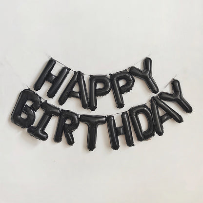 40 Inch Black Number Balloon with Gold Crown