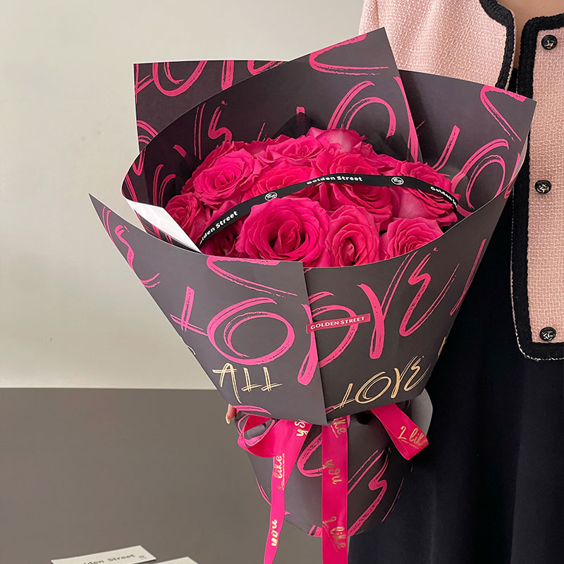 20pcs LOVE Flowers Bouquet Paper (50x58cm)