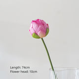 Load image into Gallery viewer, Artificial Long Stem Lotus Flower Lotus Leaf