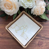 Load image into Gallery viewer, 32-Pack White Paper Cocktail Napkins