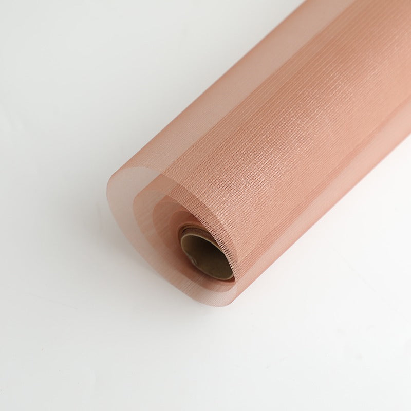 Frosted Mesh Fabric Tulle Roll for Bouquet Gift Packaging