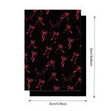 Load image into Gallery viewer, 20pcs Vintage Bow Print Floral Wrap Paper (35x50cm)