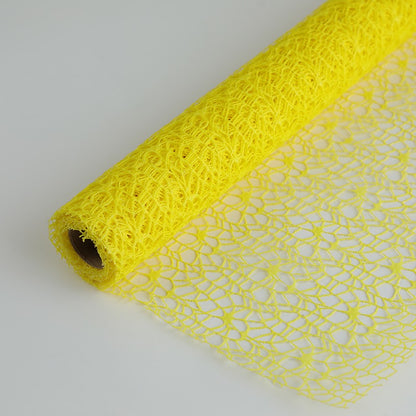 Polyester Net Tulle Fabric Roll for Flower Packaging (50cmx5Yd)
