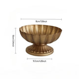 Load image into Gallery viewer, Vintage Metal Pedestal Compote Vase