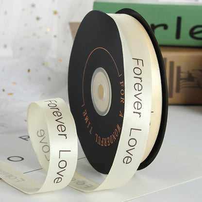 Valentine's Day Forever Love Satin Ribbon (20mmx49Yd)