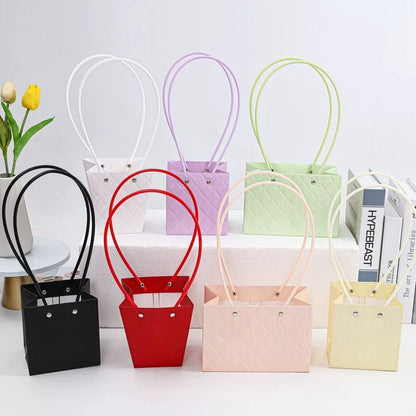 Quilted Waterproof Flower Bouquet Bags Pack 10