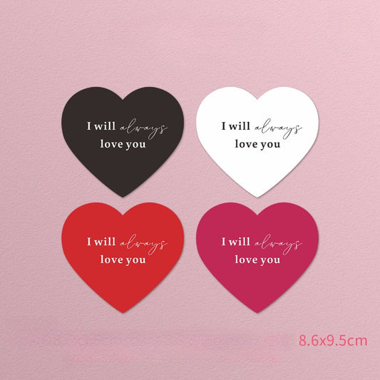 Heart  Shaped Valentine's Day Cards Pack 16