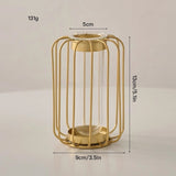 Load image into Gallery viewer, Sleek Metal Frame Test Tube Outline Vase