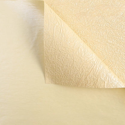 10 feuilles de papier pour bouquet nacré froissé (44x58 cm)