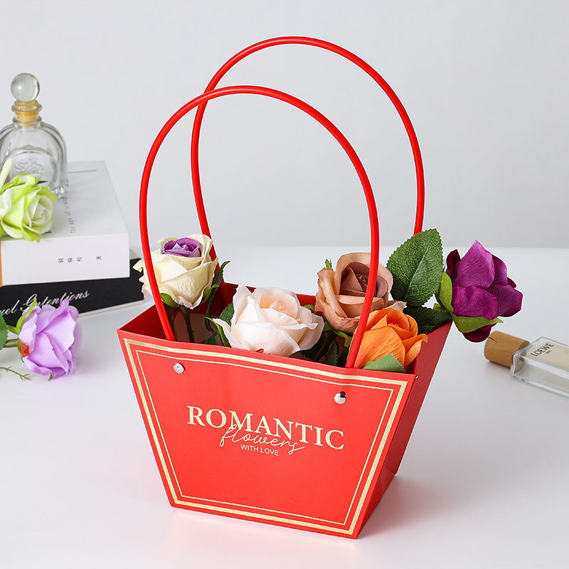 Trapezoid Floral Arrangement Bags Pack 10