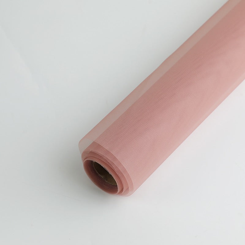Frosted Mesh Fabric Tulle Roll for Bouquet Gift Packaging