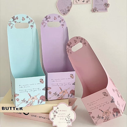 9pcs Spring Theme Fresh Flower Bouquet Box