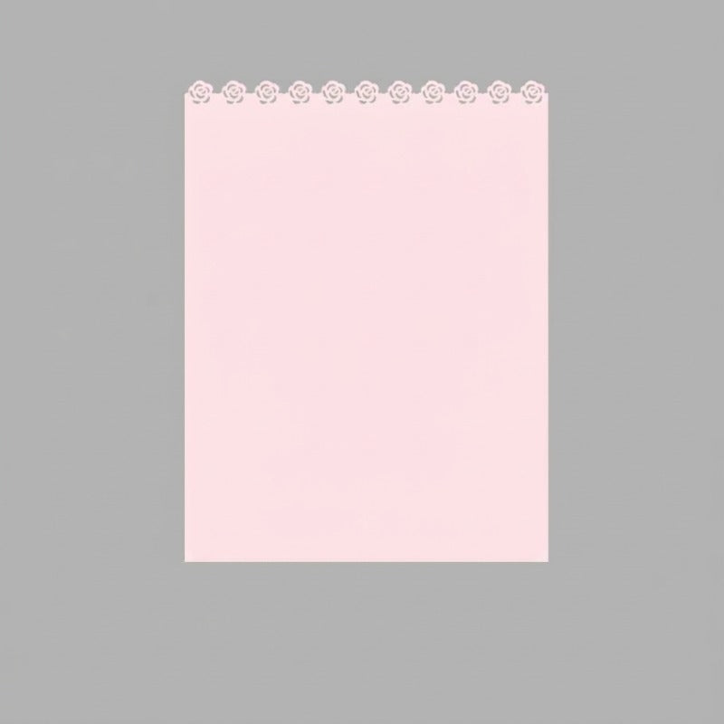 Laser-Cut Rose Edge Flower Wrap Paper Pack 24 (15" x 20")