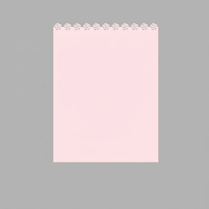 Laser-Cut Rose Edge Flower Wrap Paper Pack 24 (15" x 20")