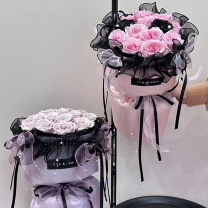 Flower Bouquet Edge Decoration Fabric 2m