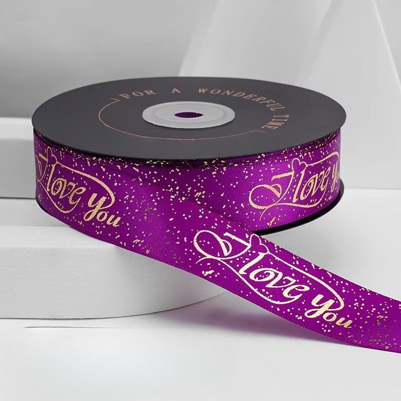 Love Sparkle Valentine's Day Ribbon (2.5cmx25Yd)