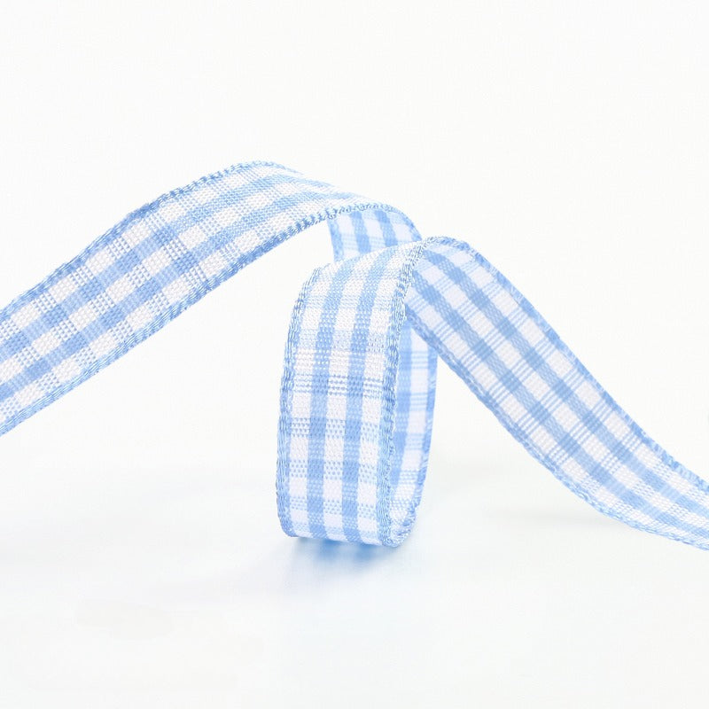 Plaid Ribbon for Gift Wrapping (10mmx45m)