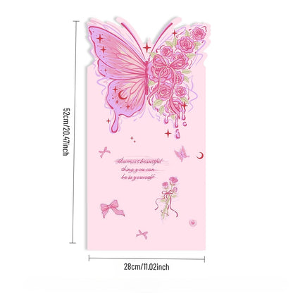 10pcs Butterfly Whisper Floral Wrapper (28x52cm)