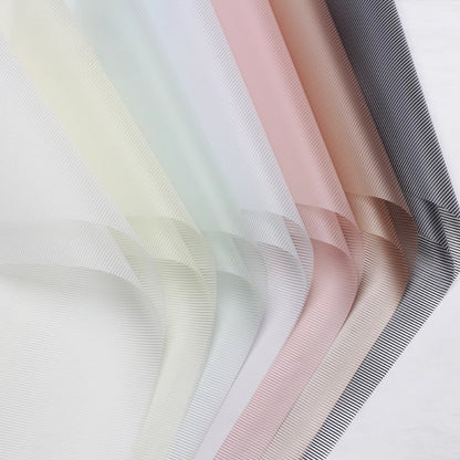 20pcs Frosted Stripe Cellophane Wrap (57x57cm)