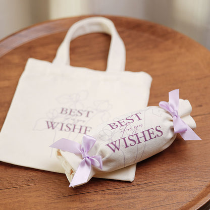 Reusable Canvas Gift Bags Pack 6