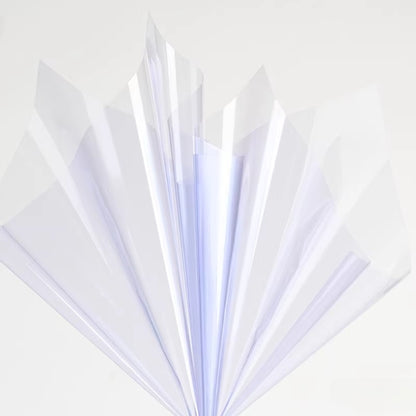20pcs Colored Clear Cellophane Wrap Sheet (58x58cm)