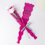 Load image into Gallery viewer, Scalloped Single Stem Flower Sleeves Pack 100