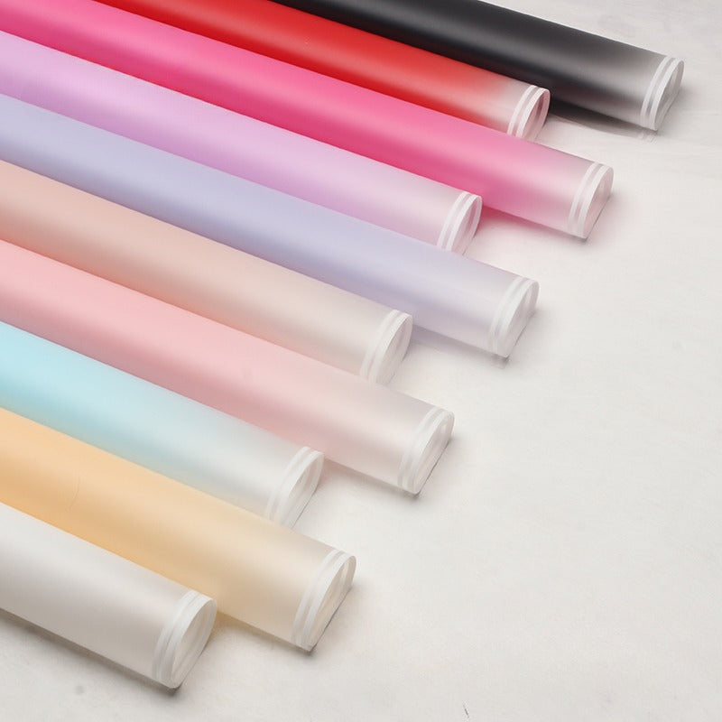 Translucent Gradient Cellophane Wrap Pack 20 (58x58cm)