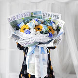 Load image into Gallery viewer, Double-sided Newspaper Florist Paper Pack 20 (52x70cm)