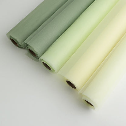 Frosted Mesh Fabric Tulle Roll for Bouquet Gift Packaging