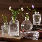 Load image into Gallery viewer, Set of 10 Clear Mini Glass Bud Vases