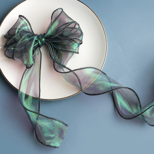 Iridescent Organza Sheer Ribbon (4cmx10Yd)