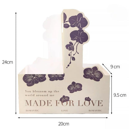 10pcs Handheld Coffee Flower Gift Boxes