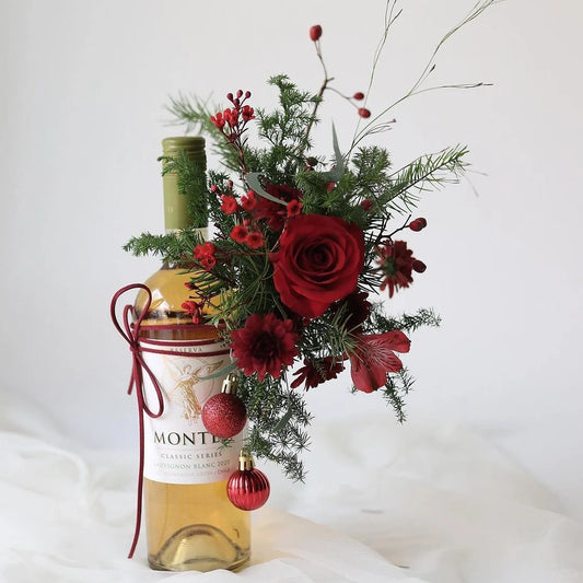 Self-Adhesive Wine Bottle Floral Foam Ball (Set of 24)