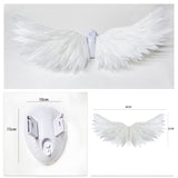 Load image into Gallery viewer, Kinetic White Angel Wings for Floral Arrangements