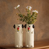 Load image into Gallery viewer, Adorable Ceramic Dog Flower Vase