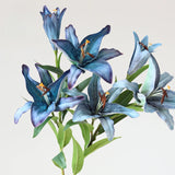 Load image into Gallery viewer, 3-Head Real-Touch Artificial Lily Spray (85cm)