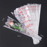 Load image into Gallery viewer, 100pcs Stripe Heart Single Flower Sleeves Bags