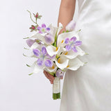 Load image into Gallery viewer, Modern Minimalist Calla Lily Wedding Bouquet