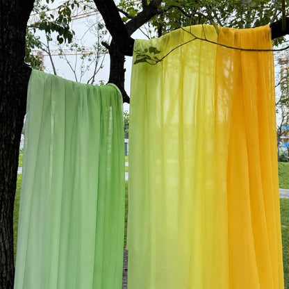Gradient Chiffon Backdrop Fabric Draping Cloth