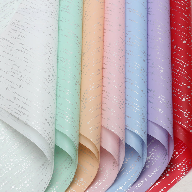 20pcs Meteor Prints Cellophane Wrap (57x57cm)