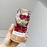 Load image into Gallery viewer, Mini Preserved Flower Bouquet Wish Bottle