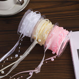 Load image into Gallery viewer, 5Yd Organza Beading Florist Ribbon