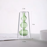 Load image into Gallery viewer, Tapered Double-Walled Colored Glass Vase