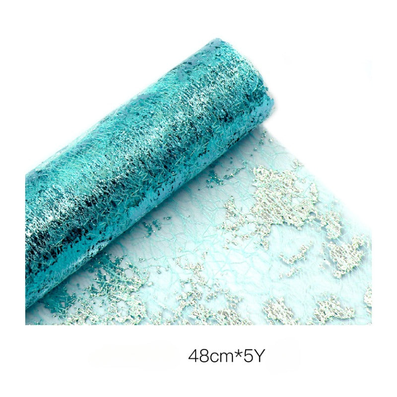 Glitter Tulle for Bouquets Wrapping (48cmx5Yd)