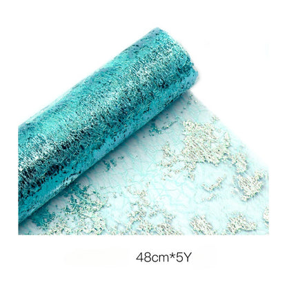 Glitter Tulle for Bouquets Wrapping (48cmx5Yd)