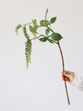 Load image into Gallery viewer, Artificial Cascading Pokeweed Berry Spray (65cm)