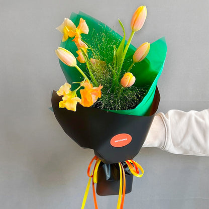20 feuilles de papier fleuriste mat uni (56x56 cm)