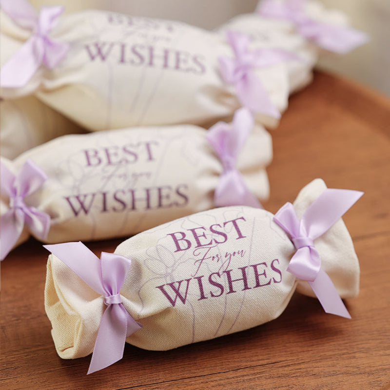 Reusable Canvas Gift Bags Pack 6