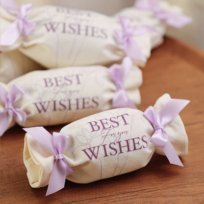 Reusable Canvas Gift Bags Pack 6